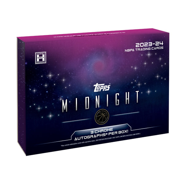 2023 - 24 Topps Midnight Basketball Hobby Box (Pre - Order) - Cartes Sportives Rive Sud