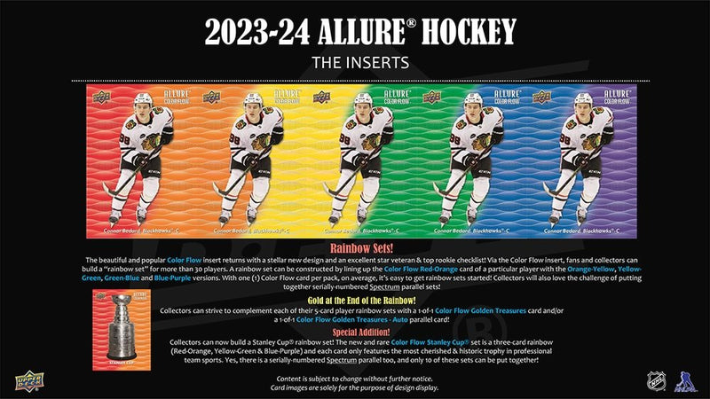 2023 - 24 Upper Deck Allure Hockey Hobby Box - Cartes Sportives Rive Sud