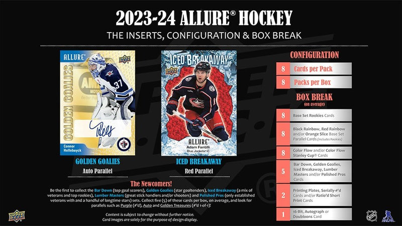 2023 - 24 Upper Deck Allure Hockey Hobby Box - Cartes Sportives Rive Sud