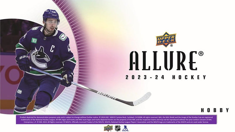 2023 - 24 Upper Deck Allure Hockey Hobby Box - Cartes Sportives Rive Sud