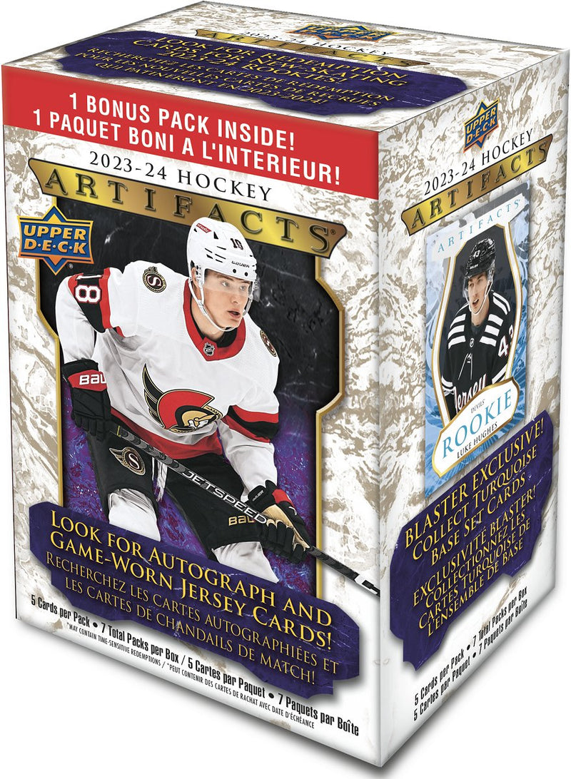 2023-24 Upper Deck Artifacts Hockey Blaster Box - Cartes Sportives Rive Sud