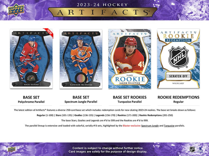 2023-24 Upper Deck Artifacts Hockey Blaster Box - Cartes Sportives Rive Sud