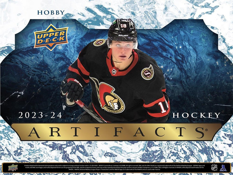 2023-24 Upper Deck Artifacts Hockey Hobby Box - Cartes Sportives Rive Sud