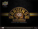 2023 - 24 Upper Deck Boston Bruins Centennial Hockey Hobby Box - Cartes Sportives Rive Sud
