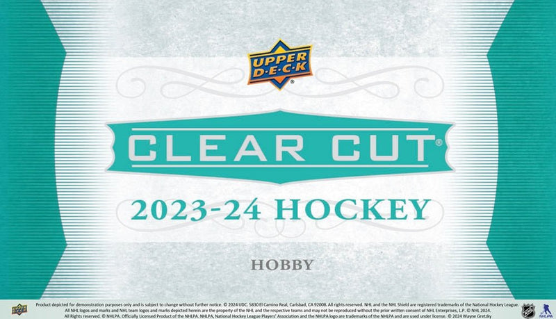 2023 - 24 Upper Deck Clear Cut Hockey Hobby Box - Cartes Sportives Rive Sud