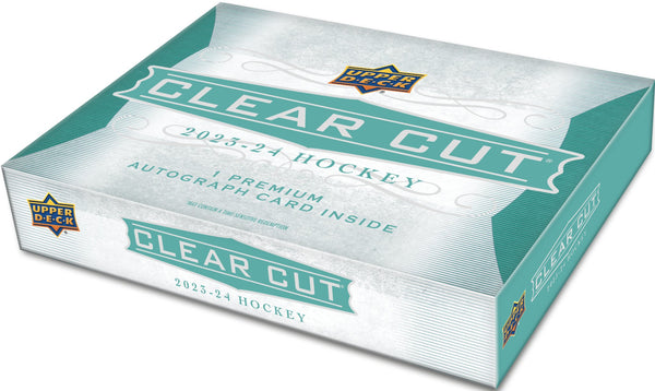 2023 - 24 Upper Deck Clear Cut Hockey Hobby Box - Cartes Sportives Rive Sud