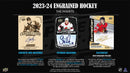 2023 - 24 Upper Deck Engrained Hockey Hobby Box (Pre - Order) - Cartes Sportives Rive Sud