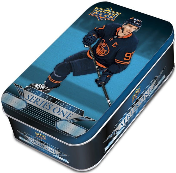 2023-24 Upper Deck Series 1 Hockey Tin Box - Cartes Sportives Rive Sud