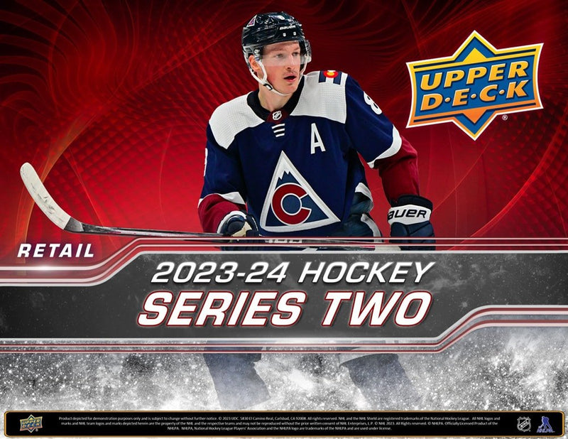 2023-24 Upper Deck Series 2 Hockey Blaster Box - Cartes Sportives Rive Sud