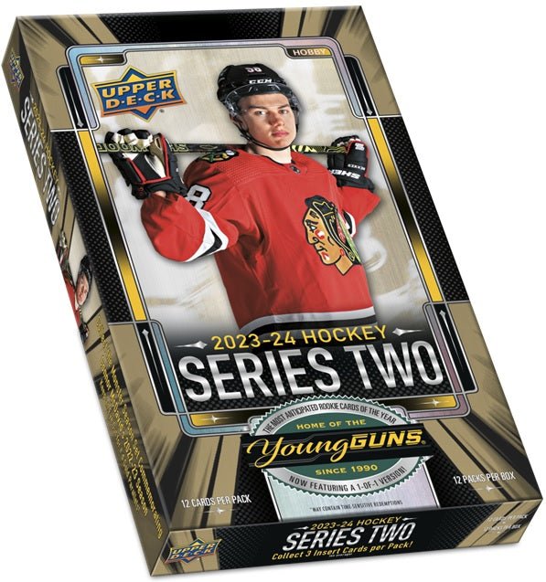 2023-24 Upper Deck Series 2 Hockey Hobby Box - Cartes Sportives Rive Sud