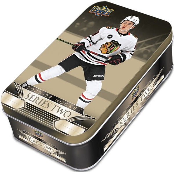 2023-24 Upper Deck Series 2 Hockey Tin Box - Cartes Sportives Rive Sud