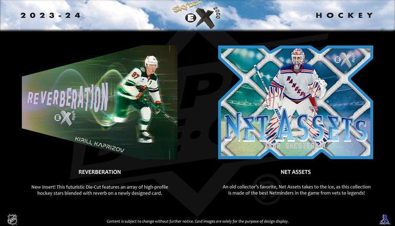 2023 - 24 Upper Deck Skybox E - X 2000 Hockey Hobby Box (Pre - Order) - Cartes Sportives Rive Sud