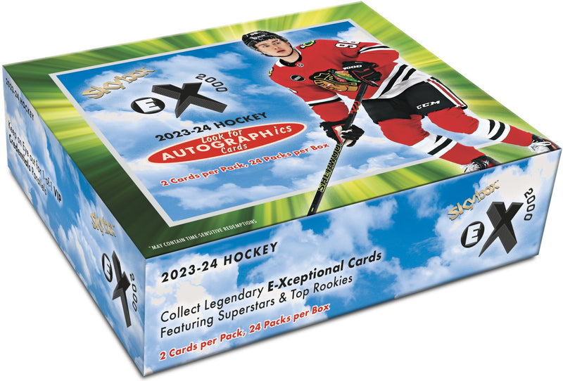 2023 - 24 Upper Deck Skybox E - X 2000 Hockey Hobby Box (Pre - Order) - Cartes Sportives Rive Sud