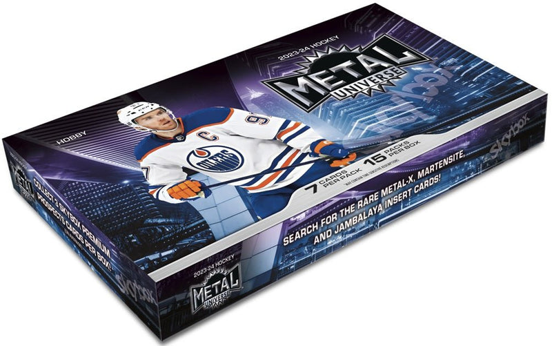 2023-24 Upper Deck Skybox Metal Universe Hockey Hobby Box (Pre Order) - Cartes Sportives Rive Sud