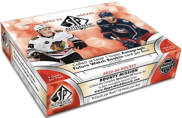 2023-24 Upper Deck SP Authentic Hockey Hobby Box - Cartes Sportives Rive Sud