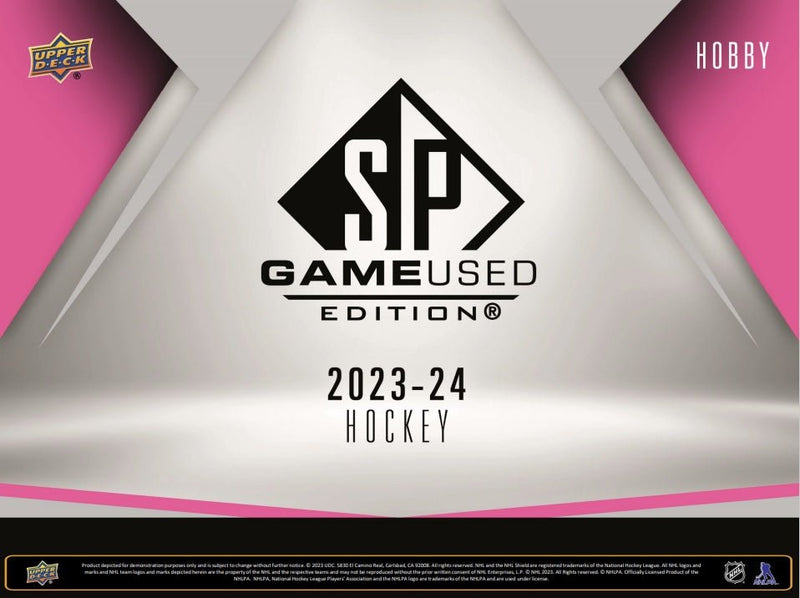 2023-24 Upper Deck SP Game Used Hockey Hobby Box - Cartes Sportives Rive Sud