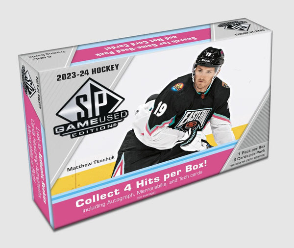 2023-24 Upper Deck SP Game Used Hockey Hobby Box - Cartes Sportives Rive Sud