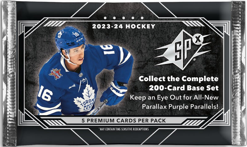 2023 - 24 Upper Deck SPX Hockey - Cartes Sportives Rive Sud