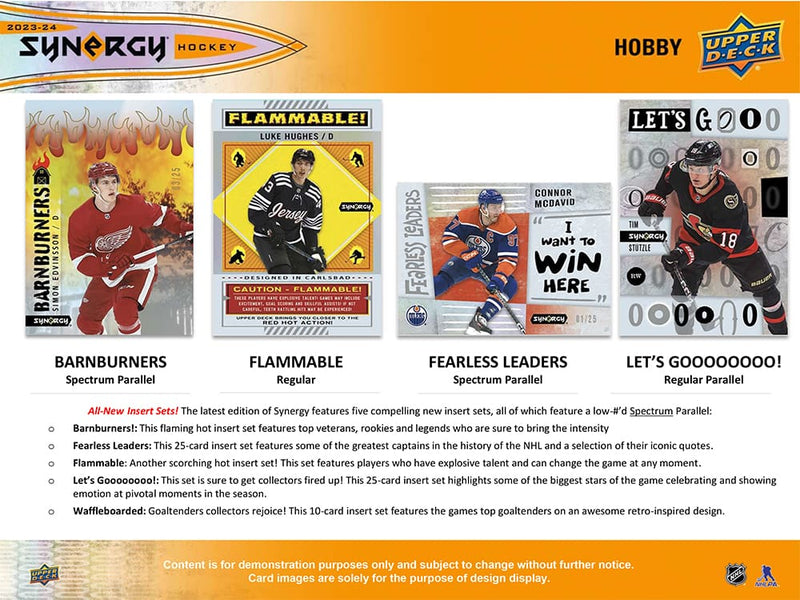 2023-24 Upper Deck Synergy Hockey Hobby Box - Cartes Sportives Rive Sud