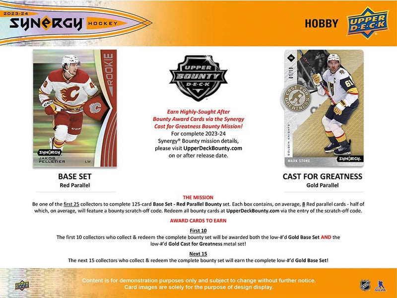 2023-24 Upper Deck Synergy Hockey Hobby Box - Cartes Sportives Rive Sud