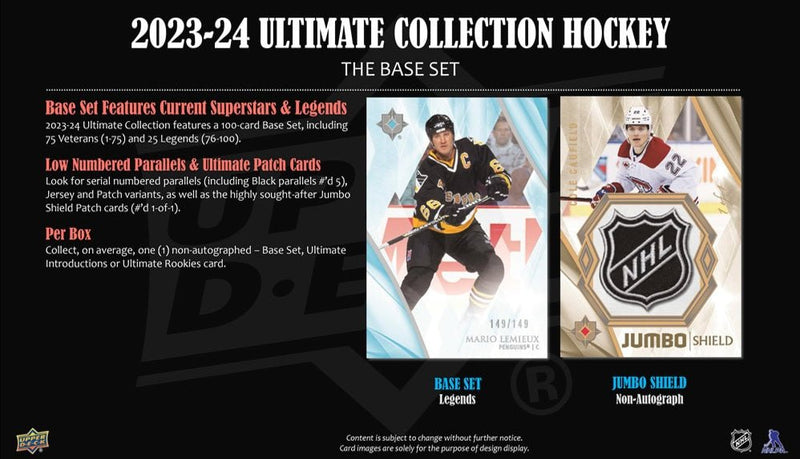 2023 - 24 Upper Deck Ultimate Hockey Hobby Box (Pre - Order) - Cartes Sportives Rive Sud