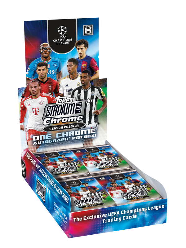 2023-24 Topps Stadium Club Chrome Soccer UEFA Champion League (Pre-Order)