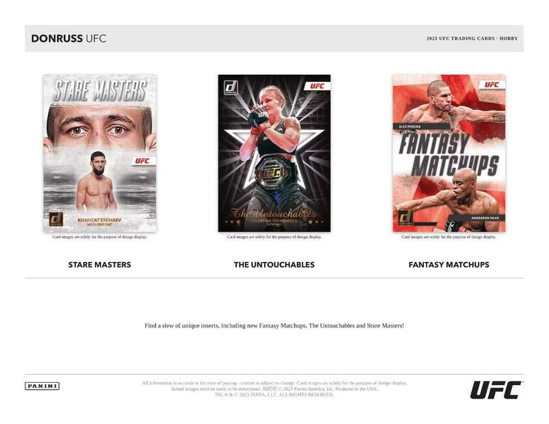 2023 Panini Donruss UFC Hobby Box - Cartes Sportives Rive Sud