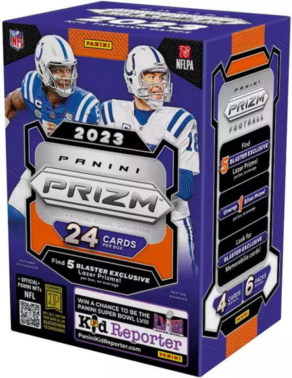 2023 Panini Prizm Football Blaster Box - Cartes Sportives Rive Sud