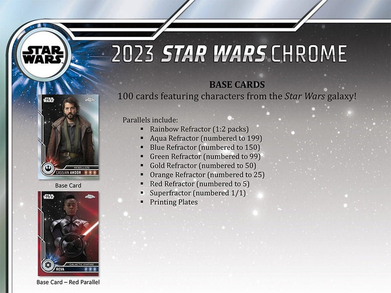 2023 Topps Chrome Star Wars Hobby Box - Cartes Sportives Rive Sud