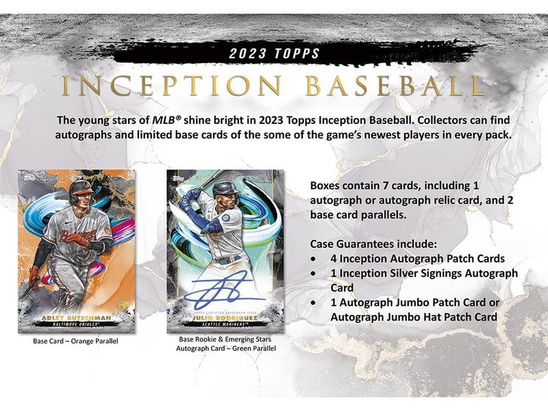 2023 Topps Inception Baseball Hobby Box - Cartes Sportives Rive Sud