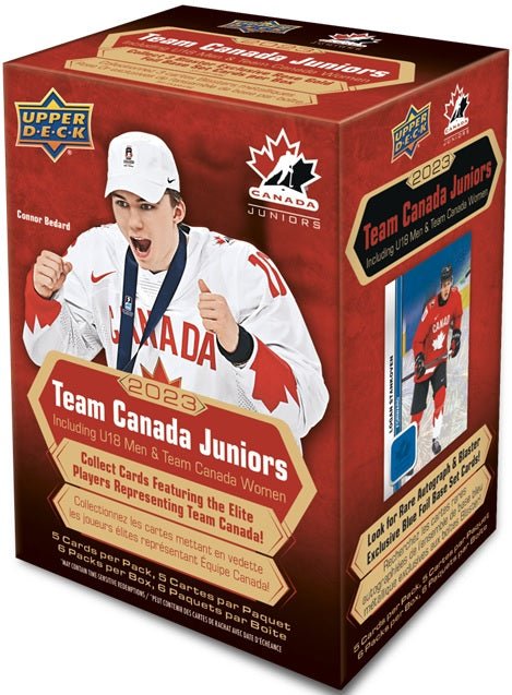 2023 Upper Deck Hockey Team Canada Juniors Blaster Box - Cartes Sportives Rive Sud