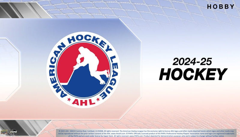 2024 - 25 Upper Deck AHL Hockey Hobby Box - Cartes Sportives Rive Sud