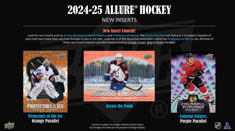 2024 - 25 Upper Deck Allure Hockey Blaster Box (Pre - Order) - Cartes Sportives Rive Sud