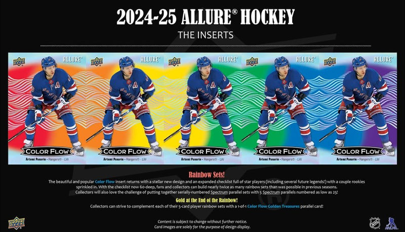 2024 - 25 Upper Deck Allure Hockey Hobby (Pre - Order) - Cartes Sportives Rive Sud