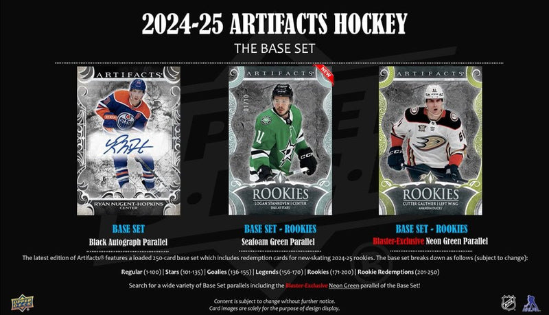 2024 - 25 Upper Deck Artifacts Hockey Blaster Box (Pre - Order) - Cartes Sportives Rive Sud