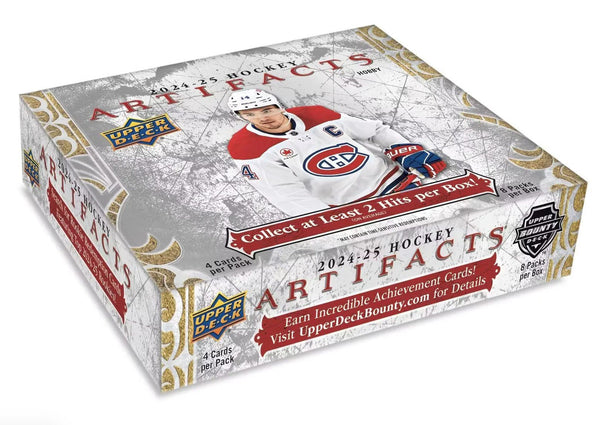 2024 - 25 Upper Deck Artifacts Hockey Hobby Box (Pre - Order) - Cartes Sportives Rive Sud