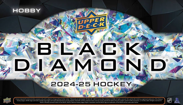 2024 - 25 Upper Deck Black Diamond Hockey Hobby Box (Pre - Order) - Cartes Sportives Rive Sud