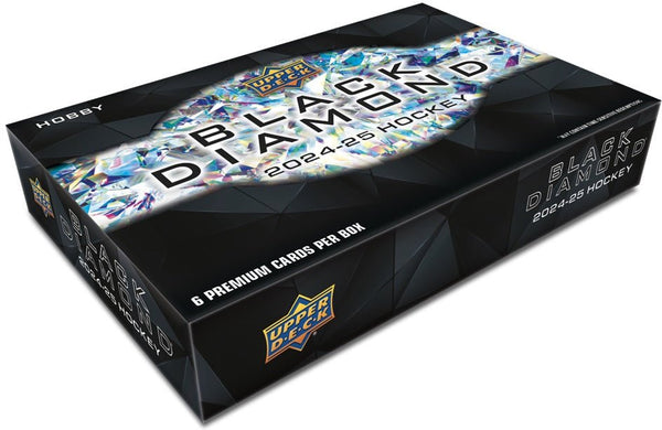 2024 - 25 Upper Deck Black Diamond Hockey Hobby Box (Pre - Order) - Cartes Sportives Rive Sud