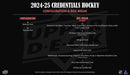 2024 - 25 Upper Deck Credentials Hockey Hobby Box - Cartes Sportives Rive Sud