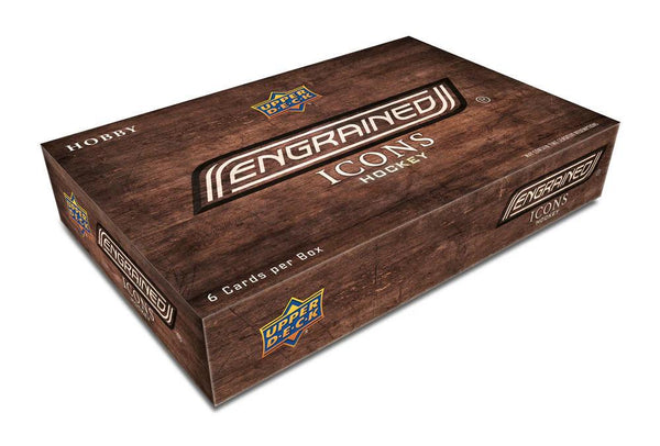 2024 - 25 Upper Deck Engrained Icons Hockey Hobby Box (Pre Order) - Cartes Sportives Rive Sud