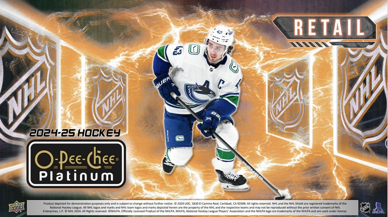 2024 - 25 Upper Deck O - Pee - Chee Platinum Blaster (Pre - Order) - Cartes Sportives Rive Sud