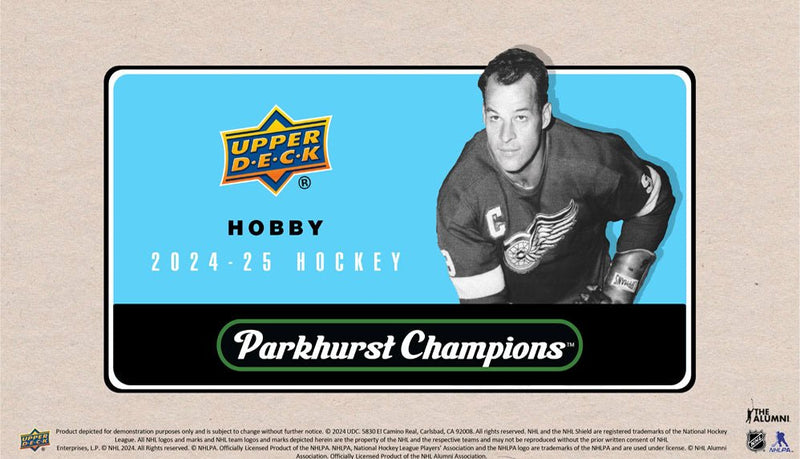2024 - 25 Upper Deck Parkhurst Hockey Hobby Box - Cartes Sportives Rive Sud