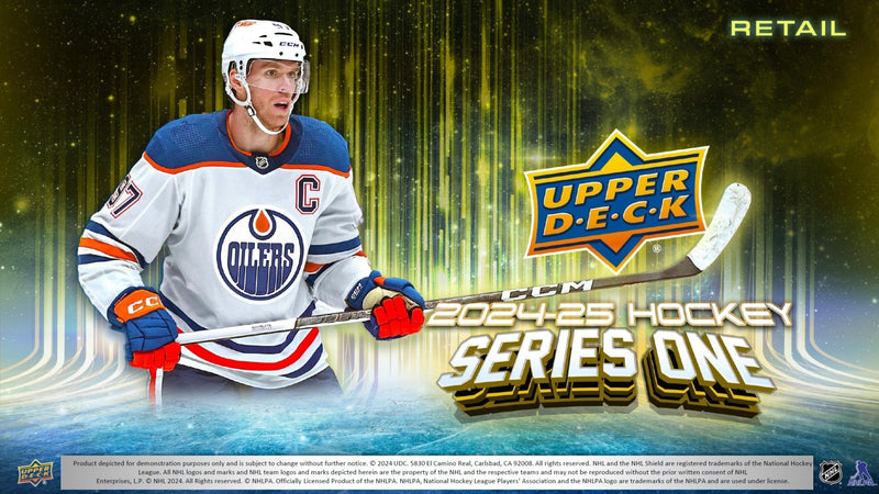 2024-25 Upper Deck Series 1 Hockey Blaster Box - Cartes Sportives Rive Sud