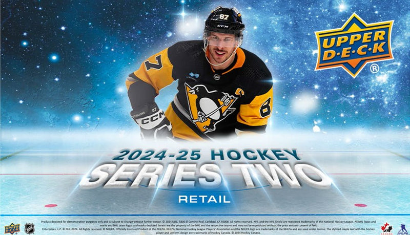 2024 - 25 Upper Deck Series 2 Hockey Blaster Box (Pre - Order) - Cartes Sportives Rive Sud