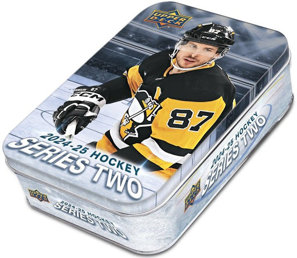 2024 - 25 Upper Deck Series 2 Hockey Tin Box (Pre - Order) - Cartes Sportives Rive Sud