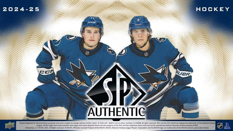 2024 - 25 Upper Deck SP Authentic Hobby Box - Cartes Sportives Rive Sud