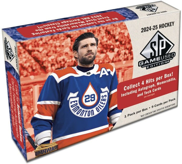 2024 - 25 Upper Deck SP Game Used Hockey Hobby Box (Pre - Order) - Cartes Sportives Rive Sud