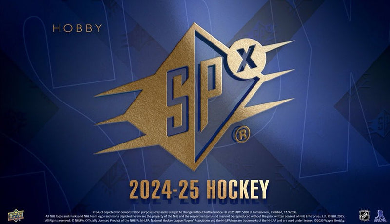 2024 - 25 Upper Deck SPx Hockey Hobby Box (Pre - Order) - Cartes Sportives Rive Sud