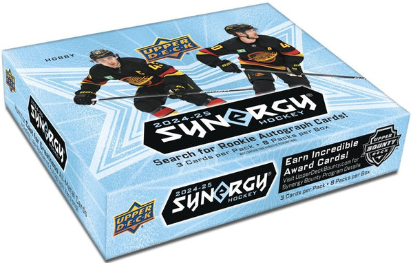 2024 - 25 Upper Deck Synergy Hockey Hobby Box (Pre - Order) - Cartes Sportives Rive Sud