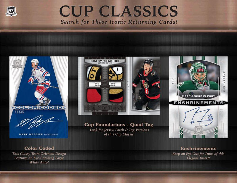 2024 - 25 Upper Deck The Cup Hockey Hobby Box (Pre Order) - Cartes Sportives Rive Sud